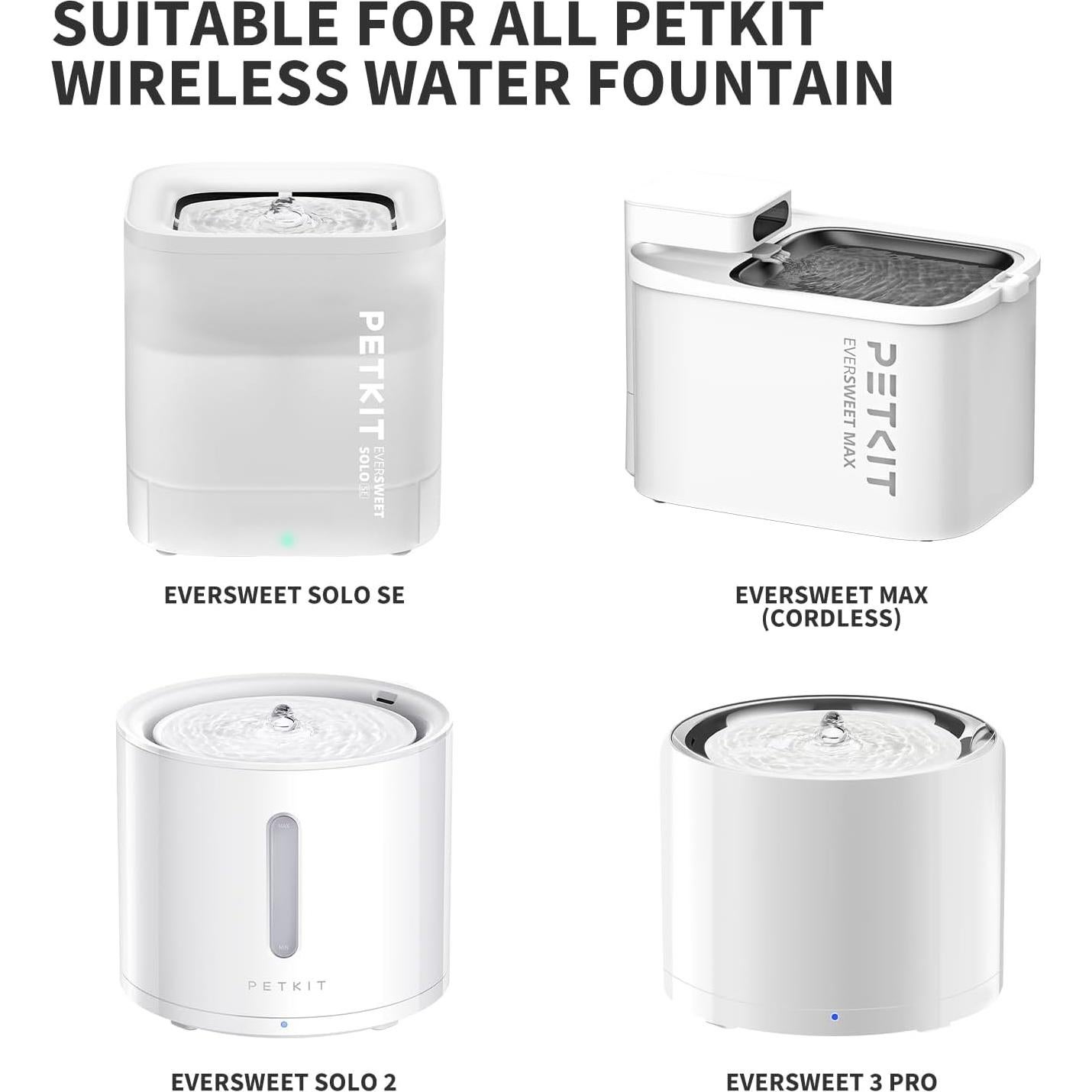 Filtros de Espuma PETKIT para Fuente de Agua para Mascotas - 15 Piezas