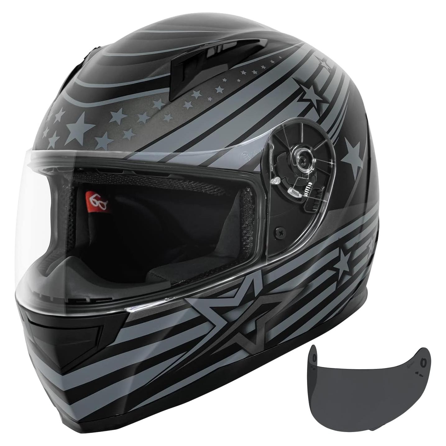 Casco Integral VCAN VXSLDCM para Motocicleta, 1.81 kg