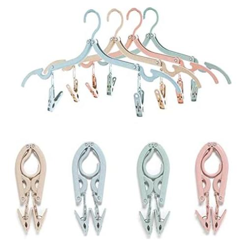 Perchas Plegables Genérico 8 Pcs Viaje Antideslizantes