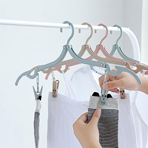 Perchas Plegables Genérico 8 Pcs Viaje Antideslizantes