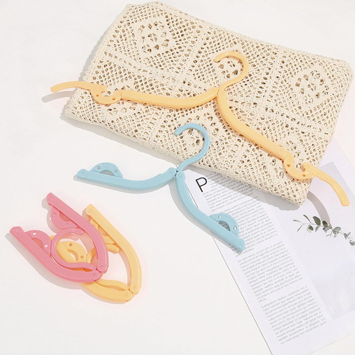 12 Perchas de Viaje Plegables MYLDH Ahorro de Espacio