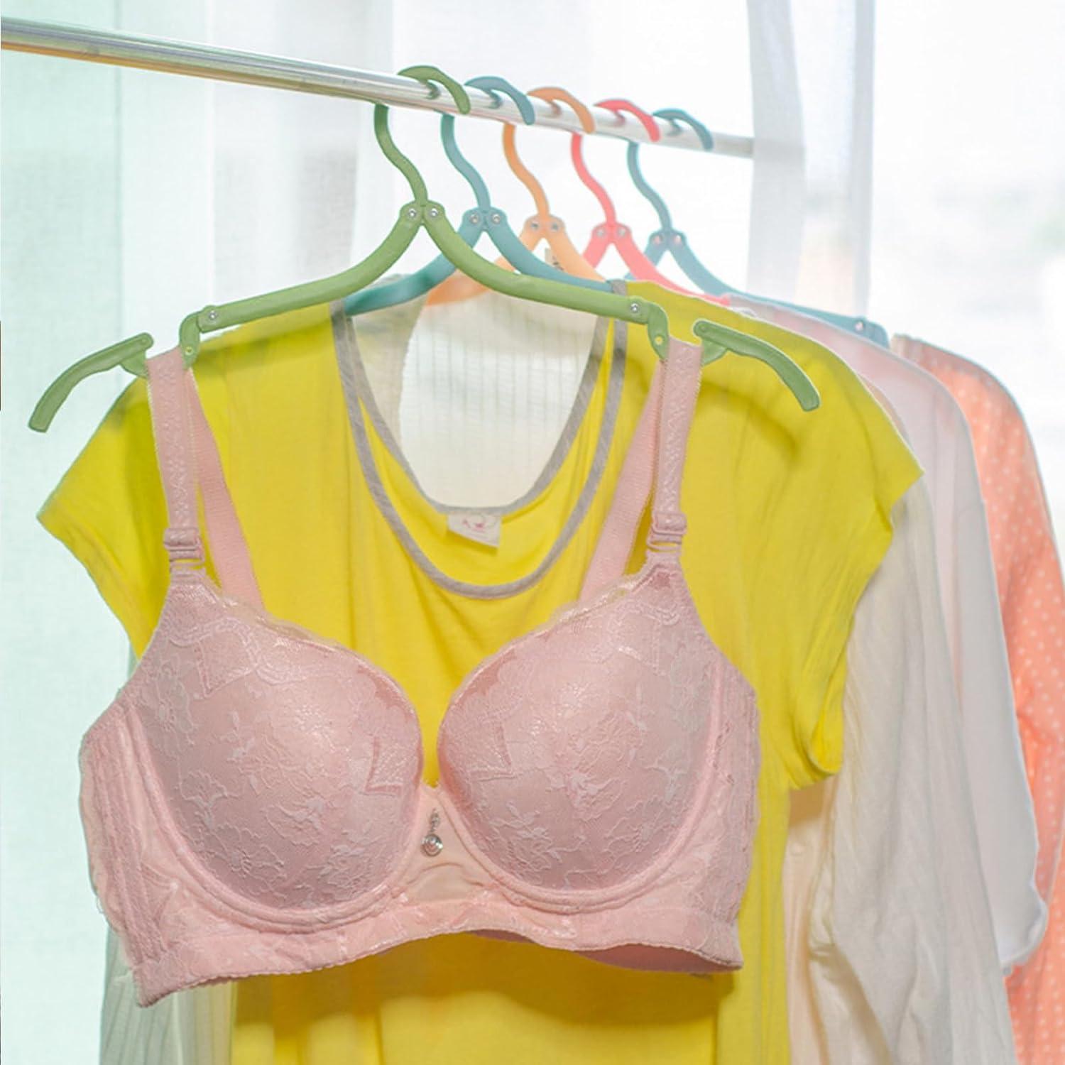 12 Perchas de Viaje Plegables MYLDH Ahorro de Espacio