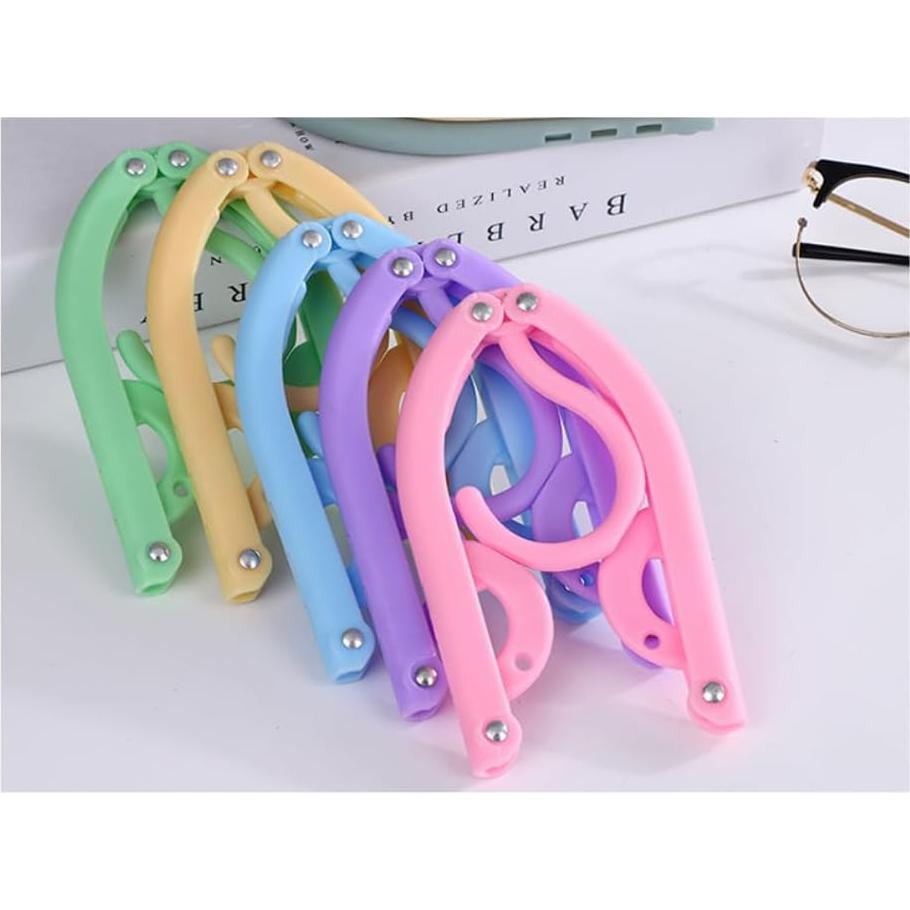 10 Perchas de Viaje Plegables FMELAH - Antideslizantes y Compactas