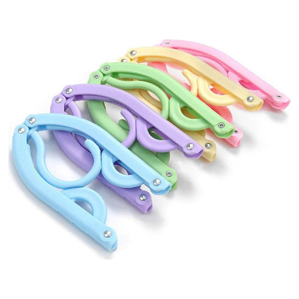 10 Perchas Plegables Trubetter Antideslizantes para Viaje