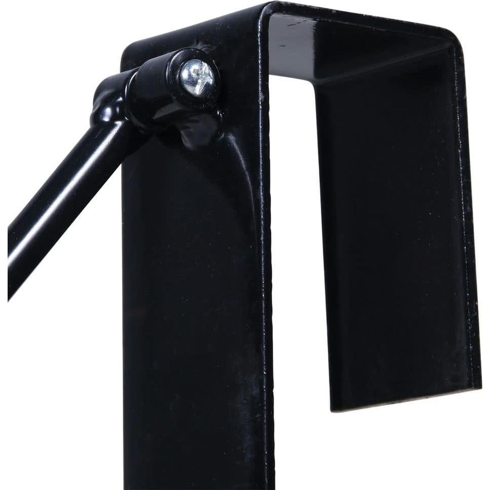 Easy-Up Collapsible Clothing Hanger | Space-Saving Design | Steel Construction | Fits Standard 2" Stall Walls | Folds Flat When Not in Use | 5-Year Warranty