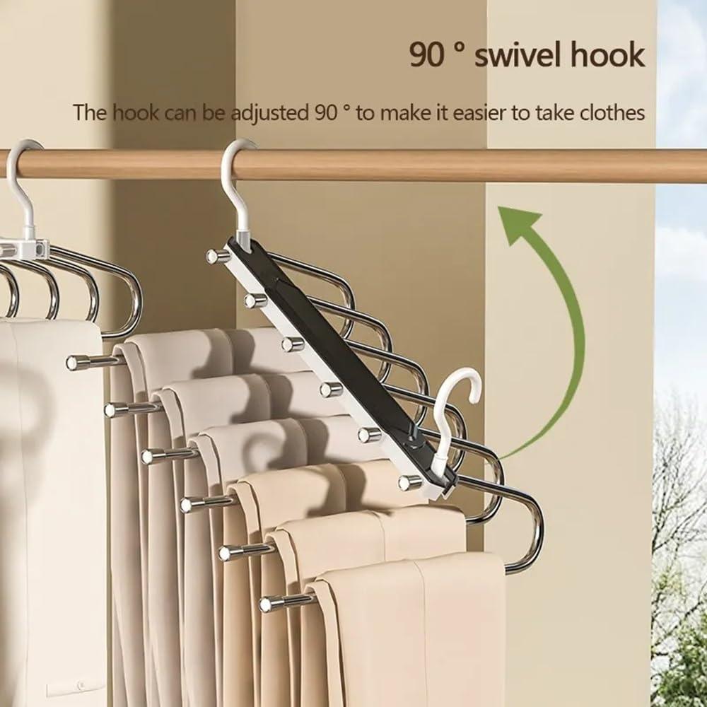 Perchas Plegables LRanch - Ahorra Espacio, 32.8x6.4 cm, 2 Piezas