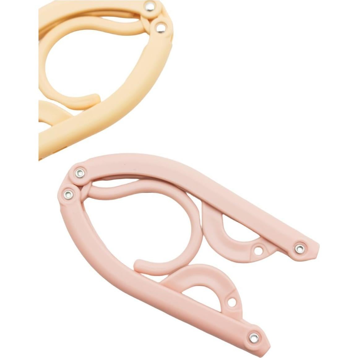 Perchas de Viaje Plegables OBHRRY - 10 Piezas Coloridas