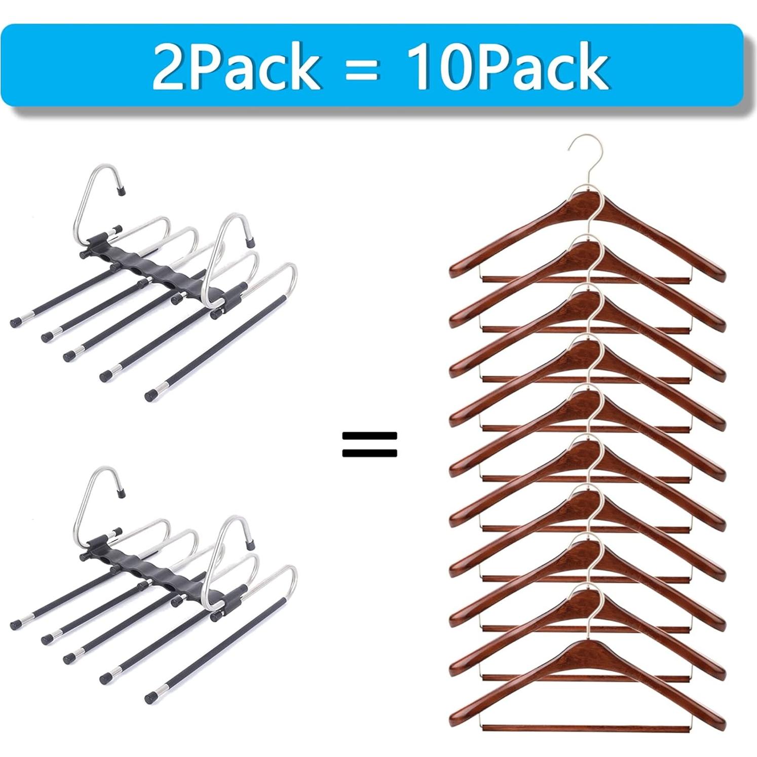 Perchas Mágicas FeeraHozer para Pantalones - 2 Paquete