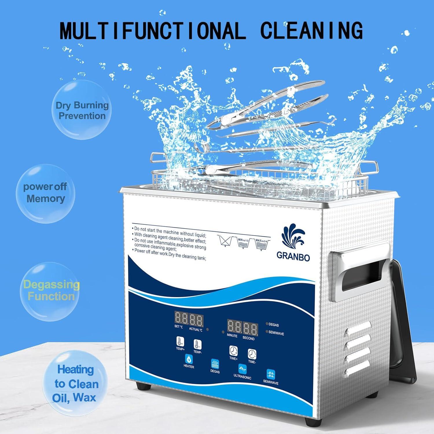 Limpiadora Ultrasónica 3.2L Granbo 120W con Calentador