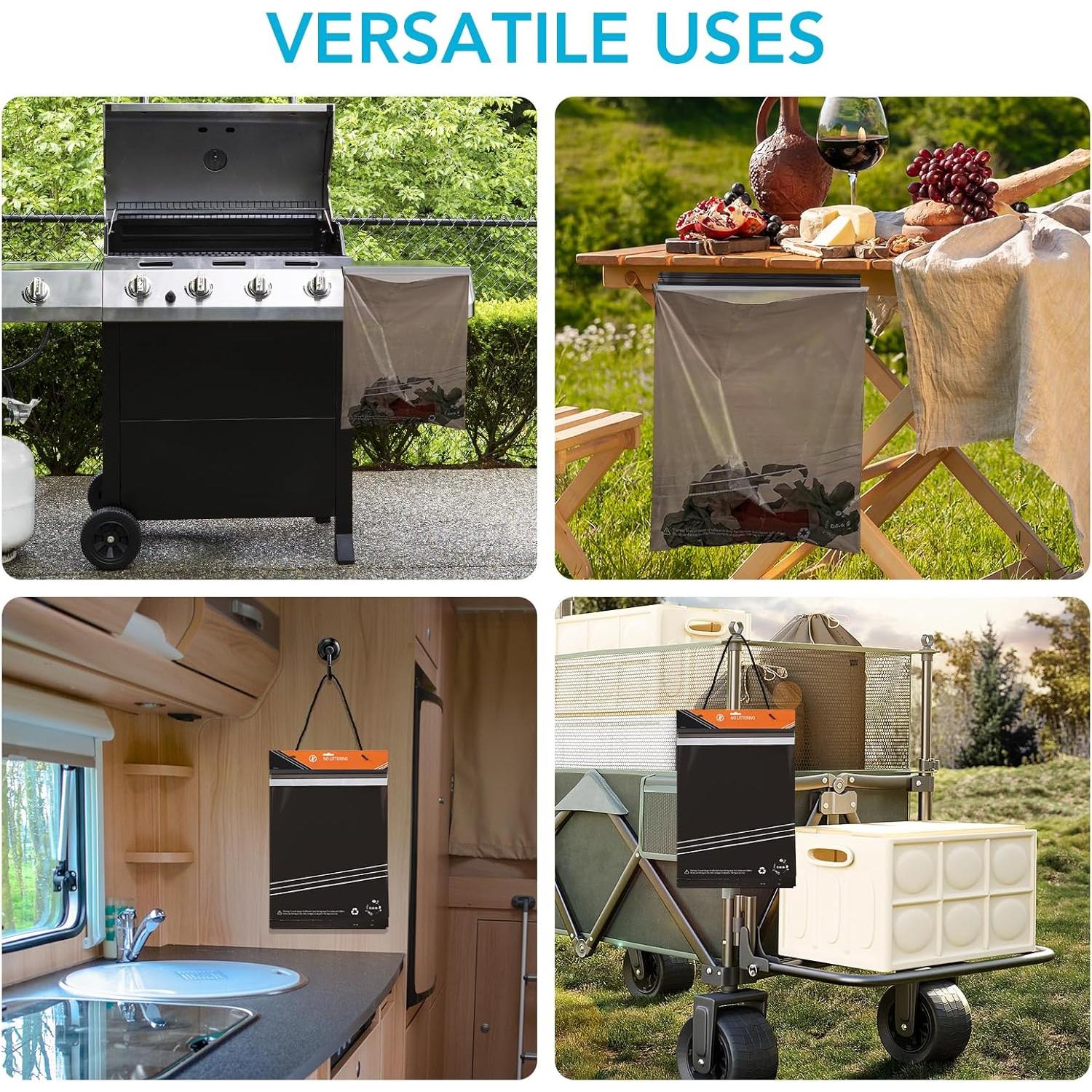 Bolsas de Basura Desechables Enlivik 40 Pcs 7.6L para Auto