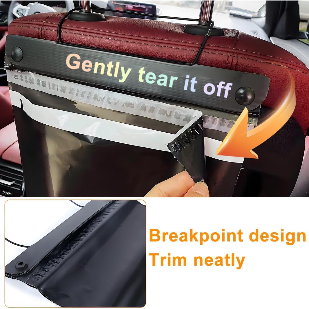 Bolsa de Basura para Auto Mandark, 40PCS, 30x45cm, Negra