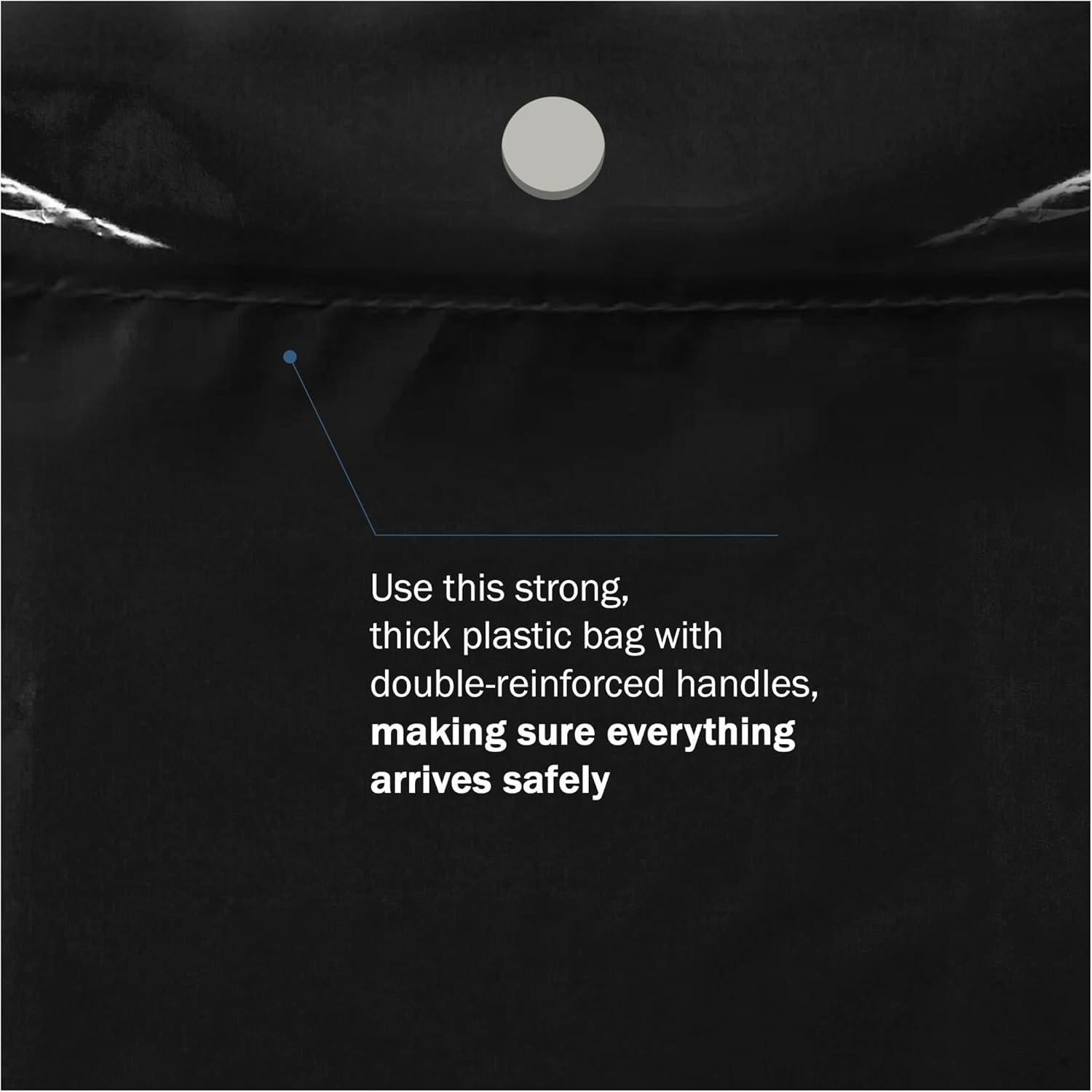 Bolsas de Basura para Auto PPB Negras 50 Unidades 30x38 cm