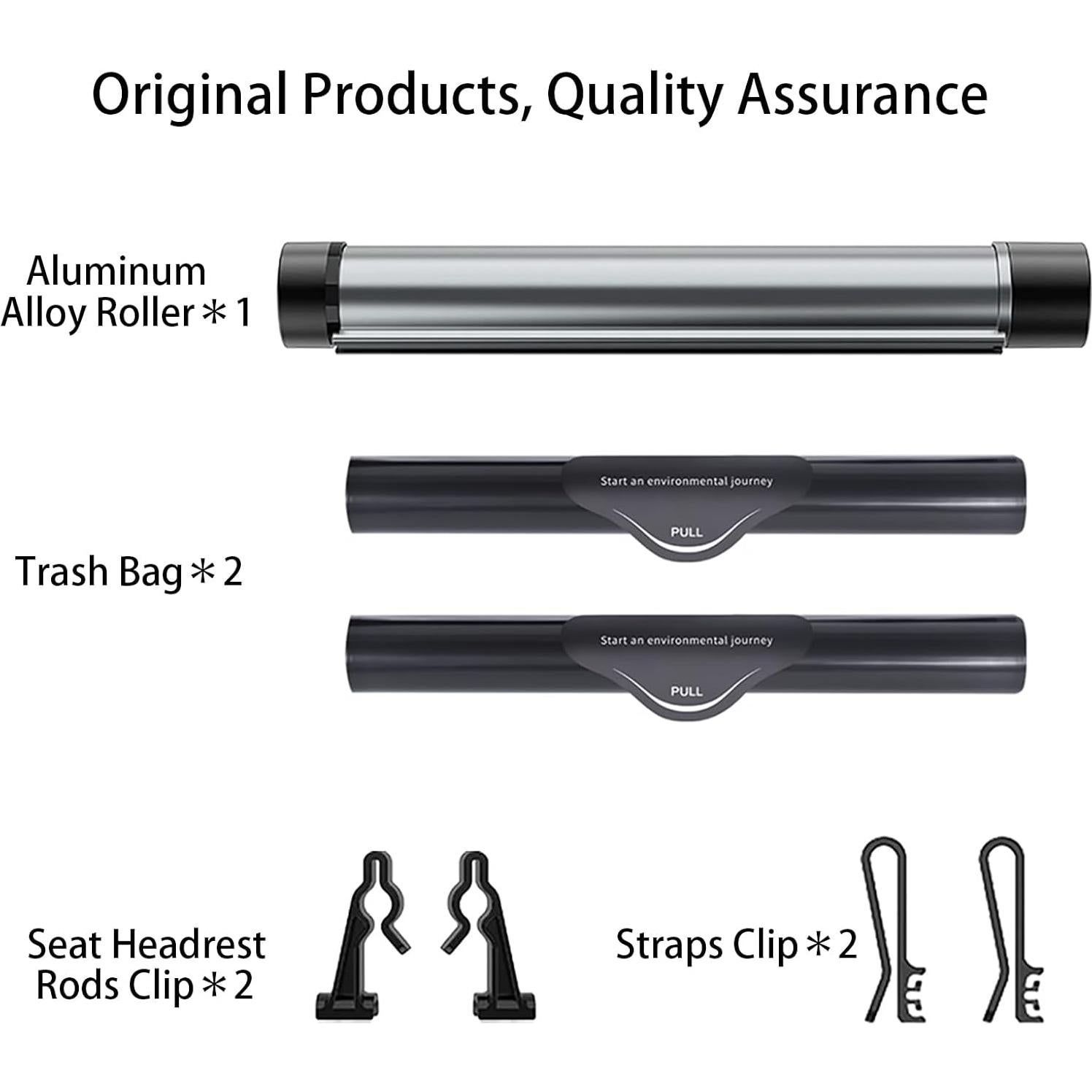 Cubo de Basura para Auto SWEAMTING con 40 Bolsas Desechables