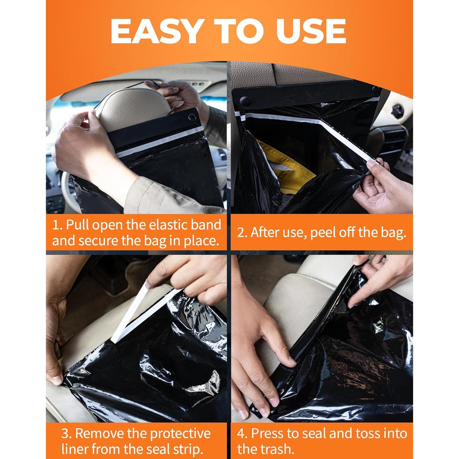 Bolsas de Basura para Auto MUPEAK - Juego de 15, 38x30.5cm