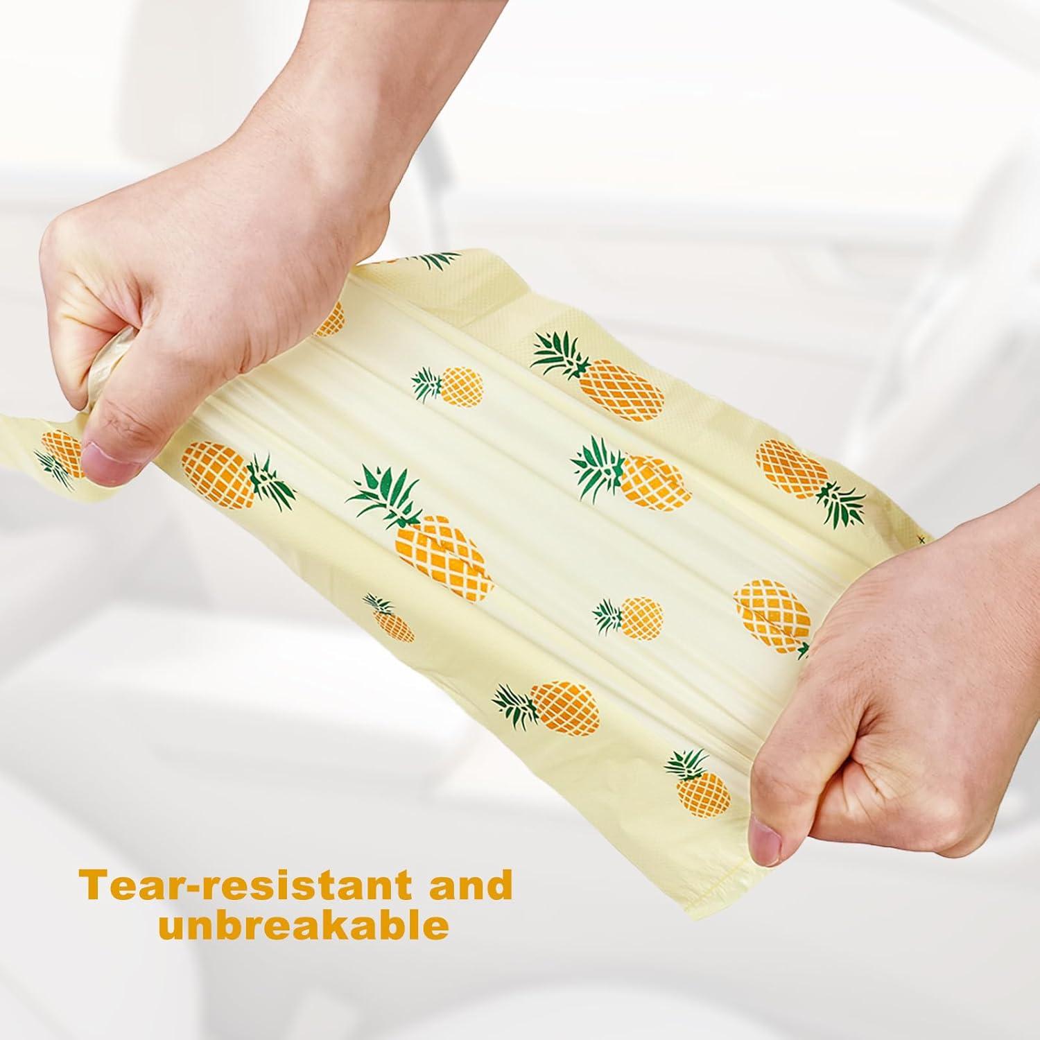 Bolsas de Basura Desechables para Auto Klyuqoz 200 Unidades Amarillo