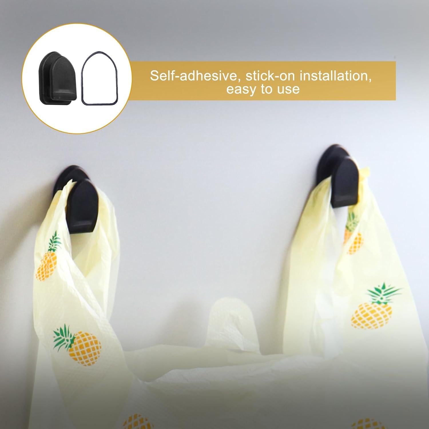 Bolsas de Basura Desechables para Auto Klyuqoz 200 Unidades Amarillo