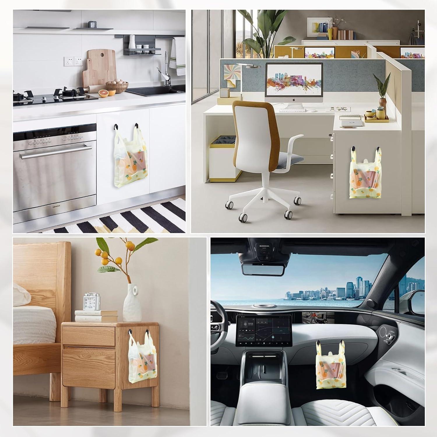 Bolsas de Basura Desechables para Auto Klyuqoz 200 Unidades Amarillo