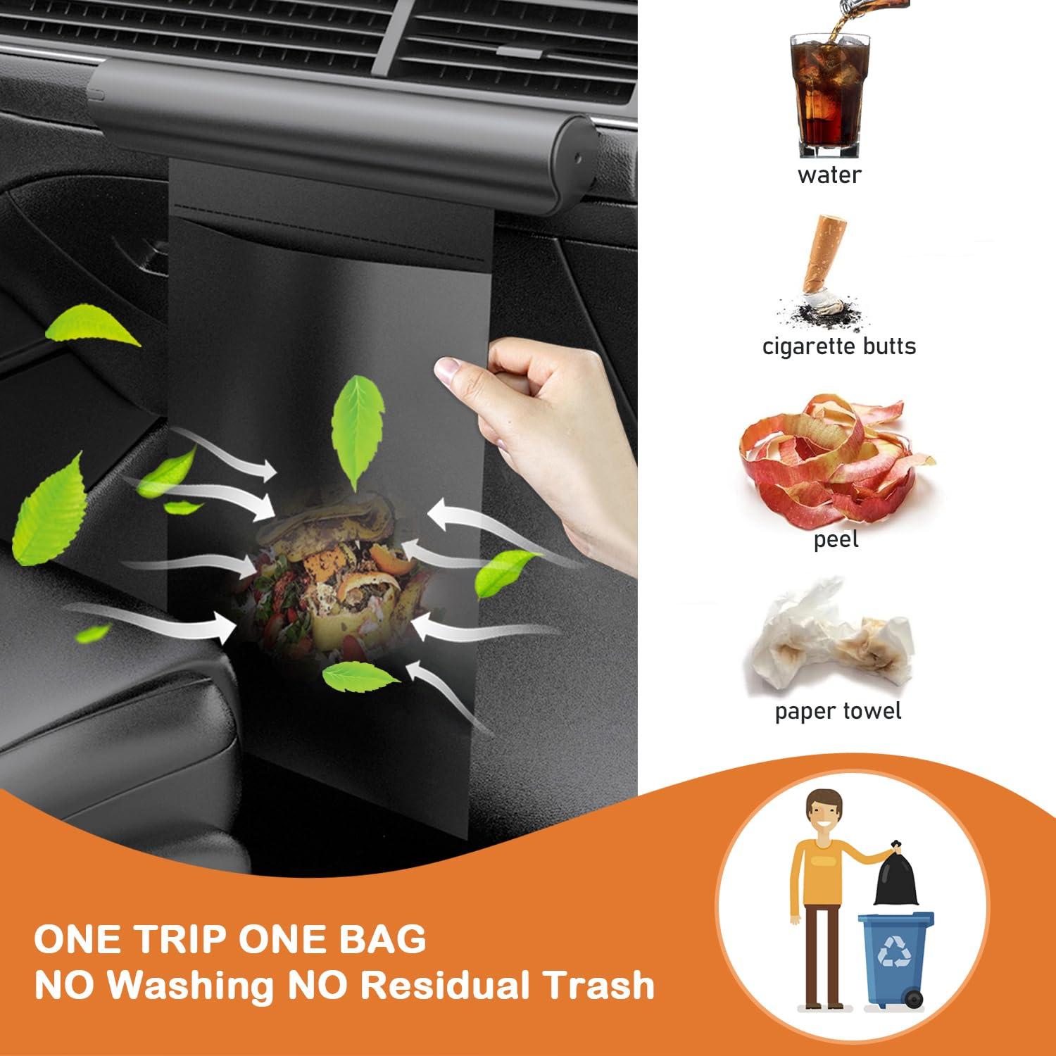 Bote de Basura para Auto Lansan Tipo Rodillo con 42 Bolsas