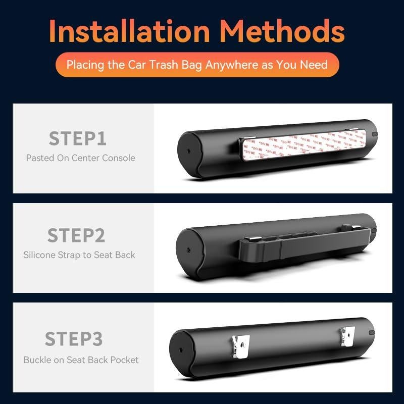 Bote de Basura para Auto Lansan Tipo Rodillo con 42 Bolsas