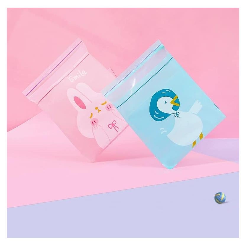 Bolsa de Basura Desechable para Auto Etenpo 60 Piezas Rosa Azul