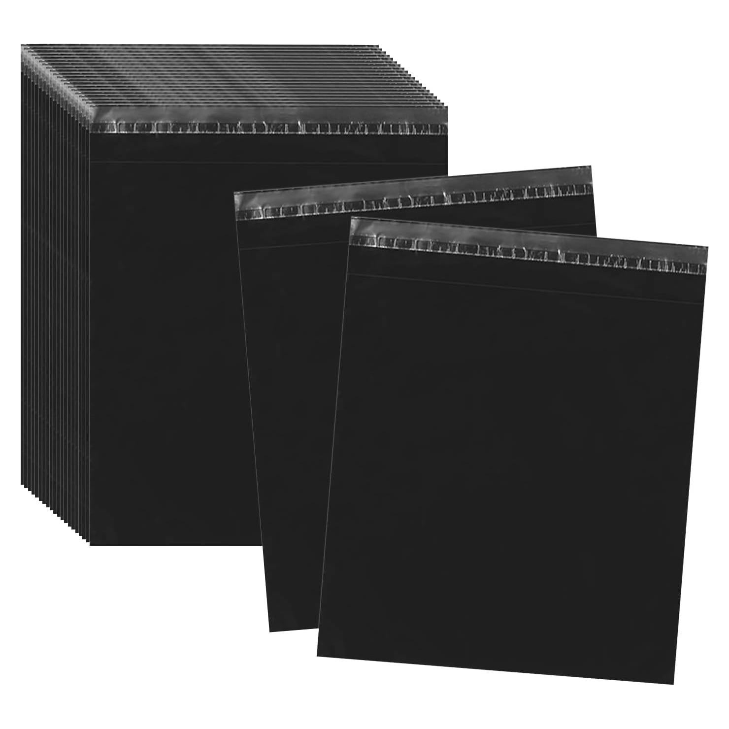 Paquete de 100 bolsas de basura autoadhesivas Klyuqoz 30.5x21.8cm