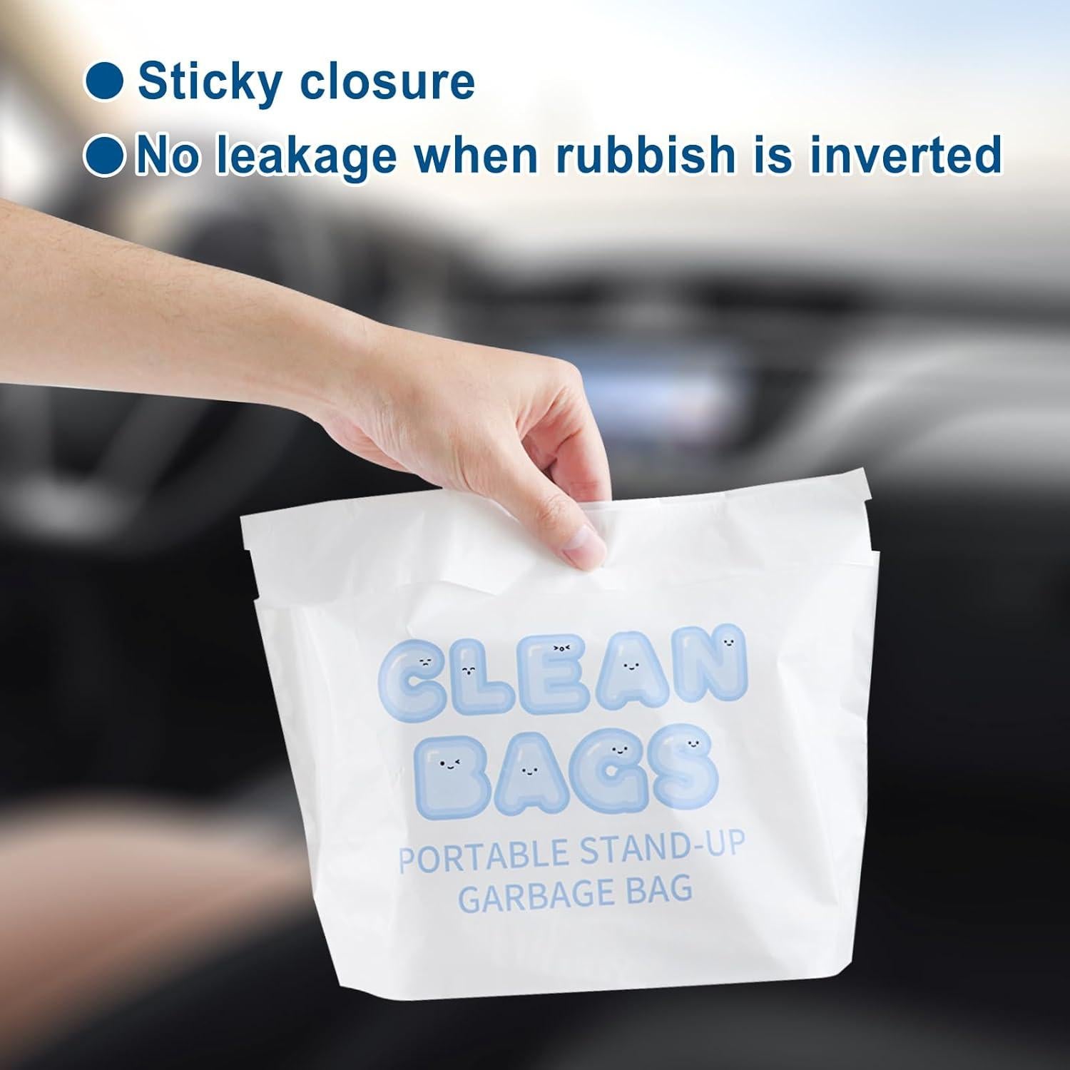 Bolsas de Basura Adhesivas para Autos Etenpo 60 PCS 25.7x19.3 cm