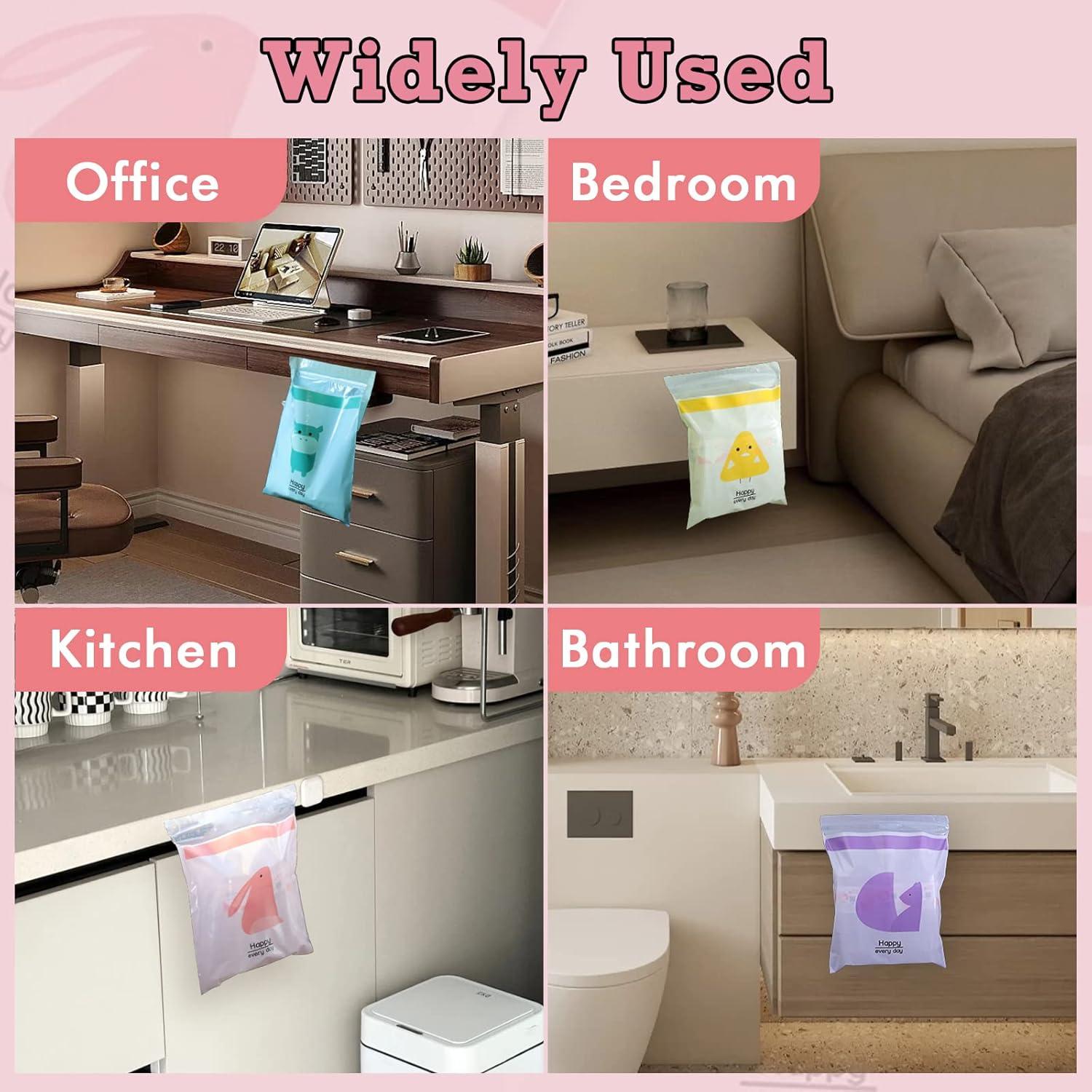 Bolsas de Basura Desechables WERUGU 60Pcs A Prueba de Agua