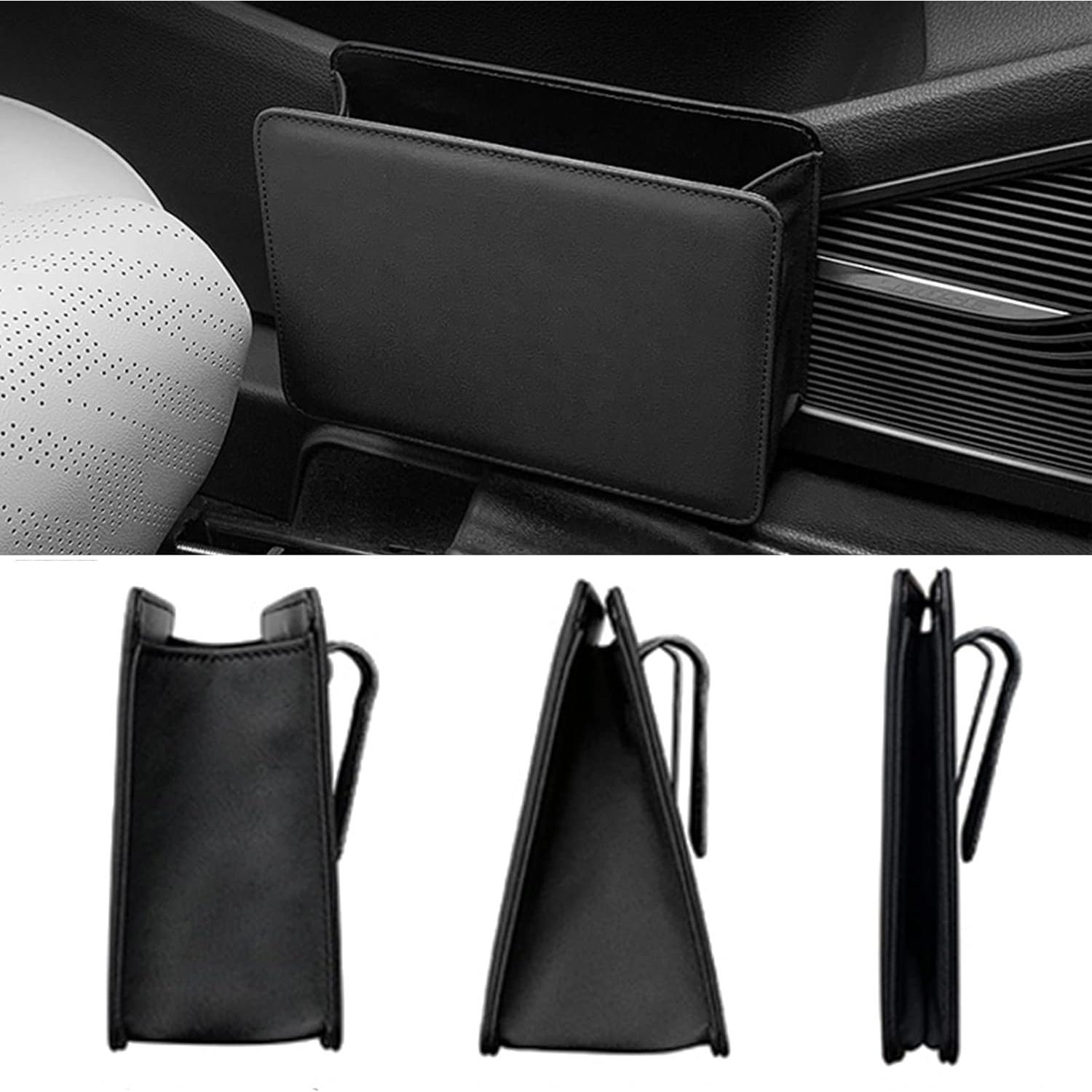 Bote de Basura para Auto Accmor Plegable Mini Negro