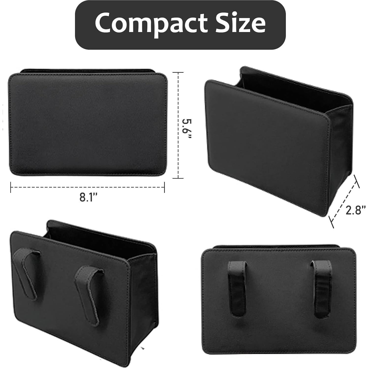 Bote de Basura para Auto Accmor Plegable Mini Negro