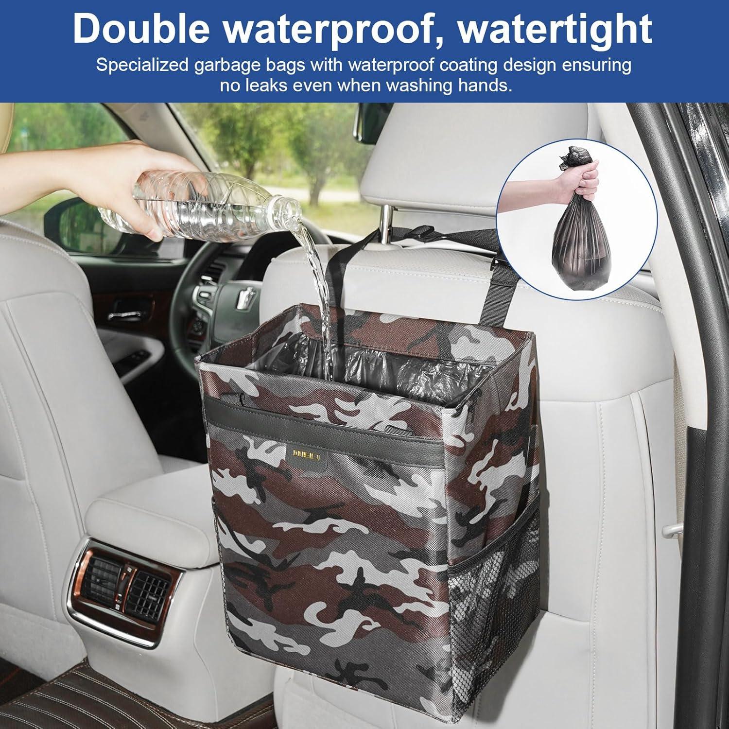 Basurero para Auto MEIDI Magnético Impermeable 100 Bolsas