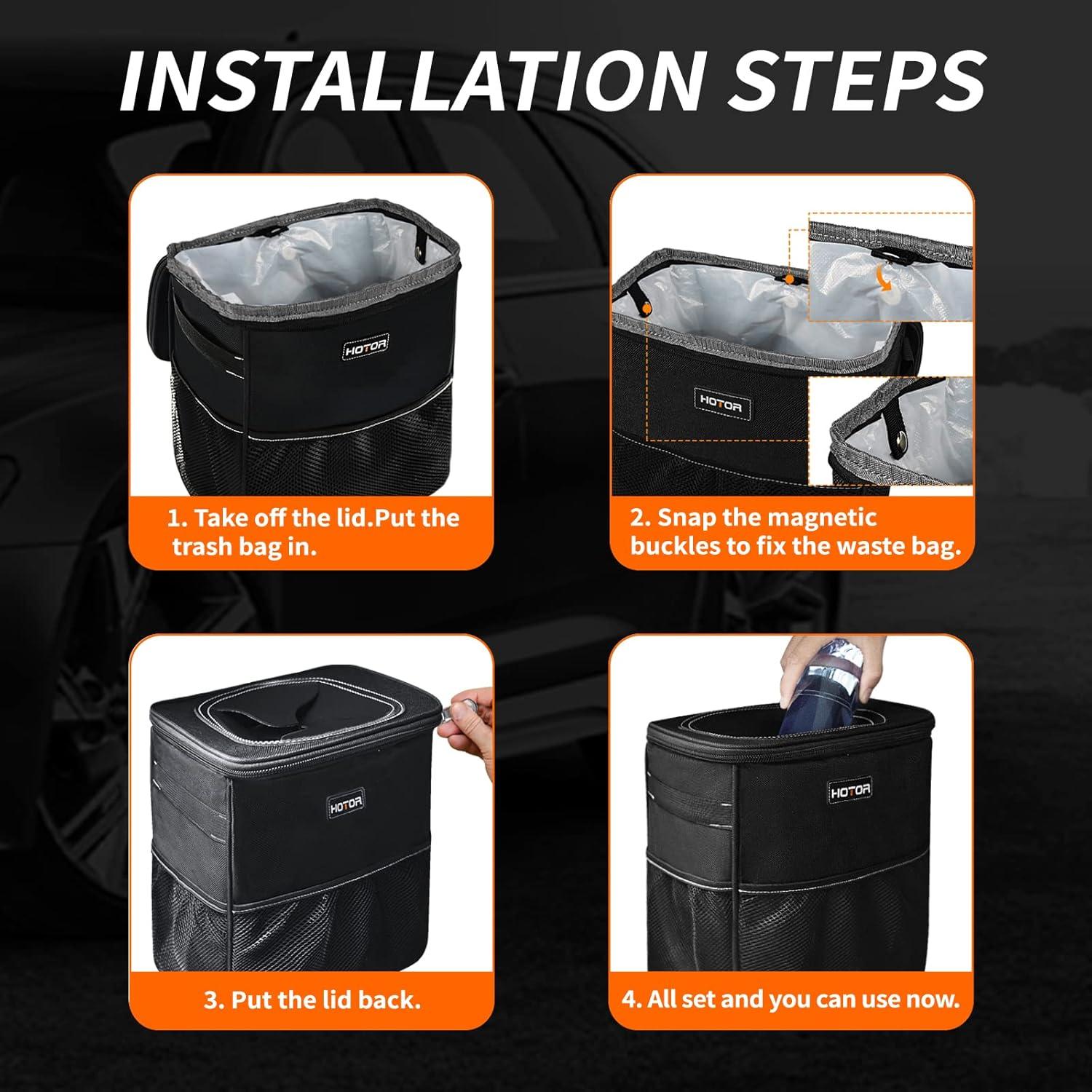 Bolsas de Basura para Auto HOTOR, Paquete de 50 Unidades