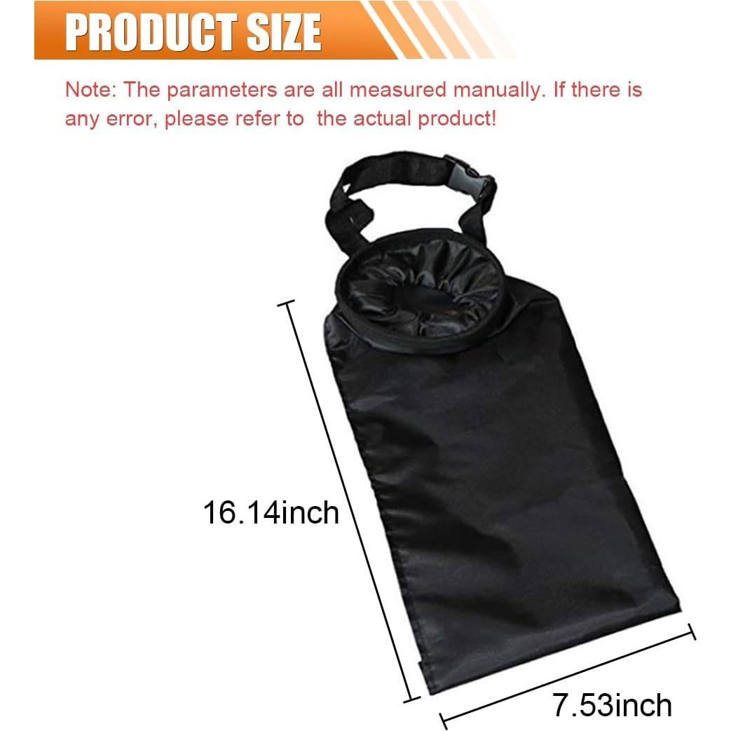 3 Bolsas de Basura para Auto LHDOS - Organizador Plegable Negro