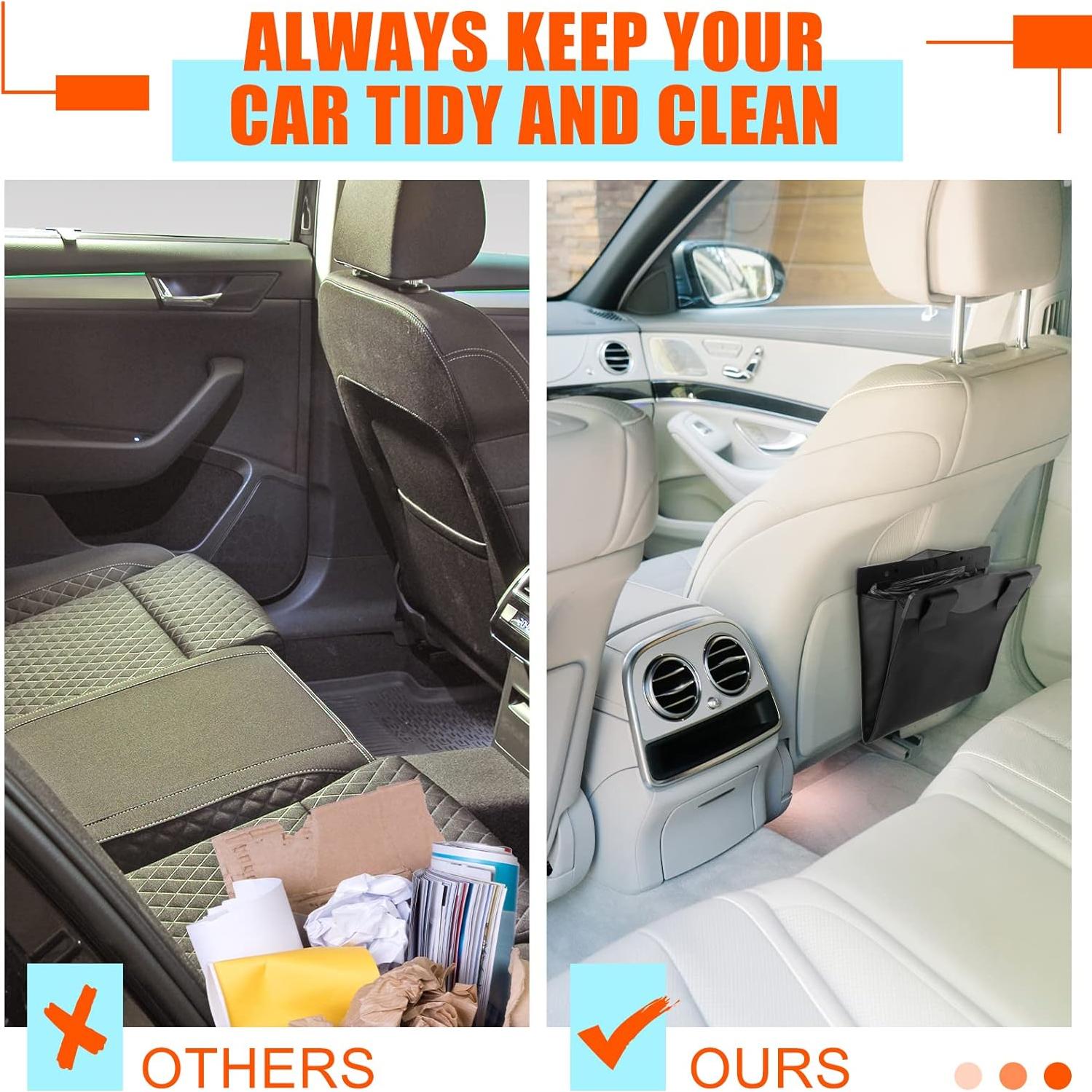 Basureros Inteligentes Fuutreo 2 Pcs LED Impermeables con 30 Bolsas