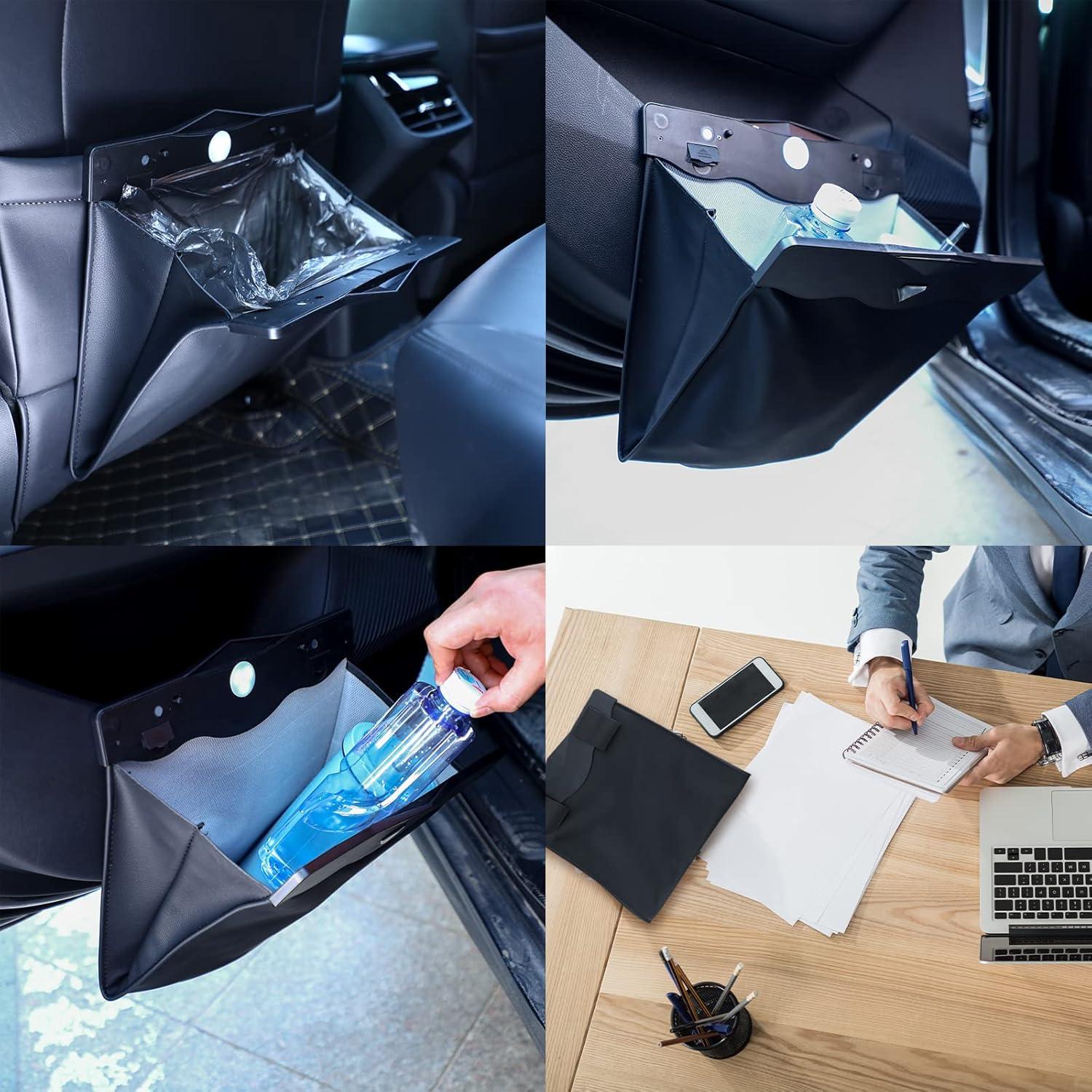 Basureros Inteligentes Fuutreo 2 Pcs LED Impermeables con 30 Bolsas