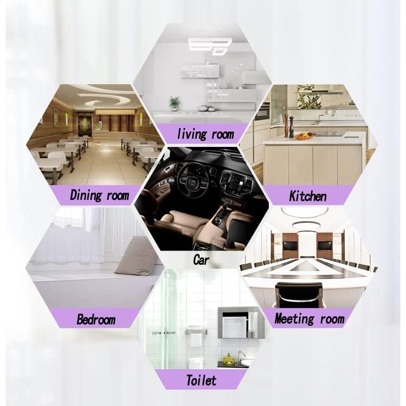 Bolsas de Basura Negras BAIYEUSO 4 Galones 100 Contador 46x60cm