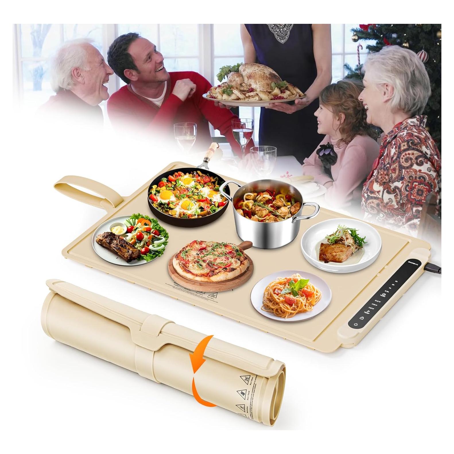 Alfombrilla Calentadora de Comida ZCJSHX 60x40 cm Silicona