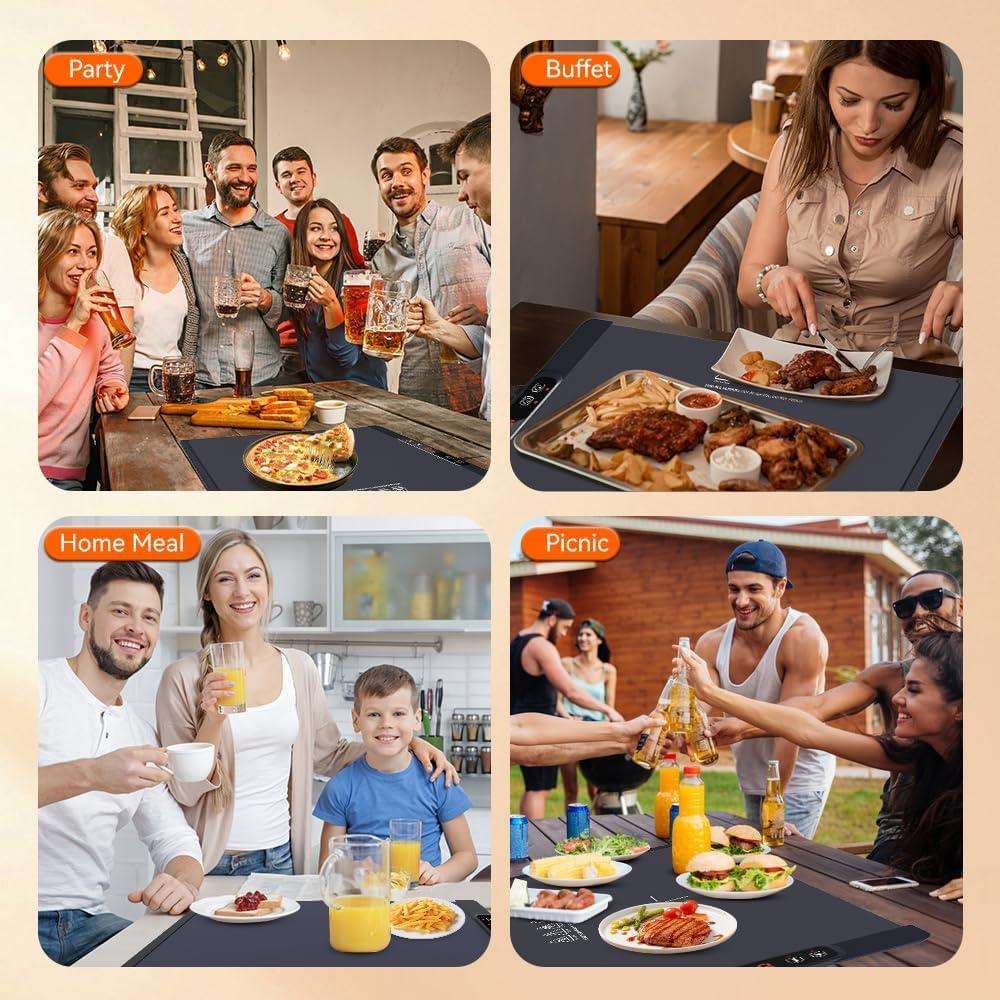 Alfombrilla Calentadora Eléctrica ZEXIYP 300W Plegable 5 Temperaturas