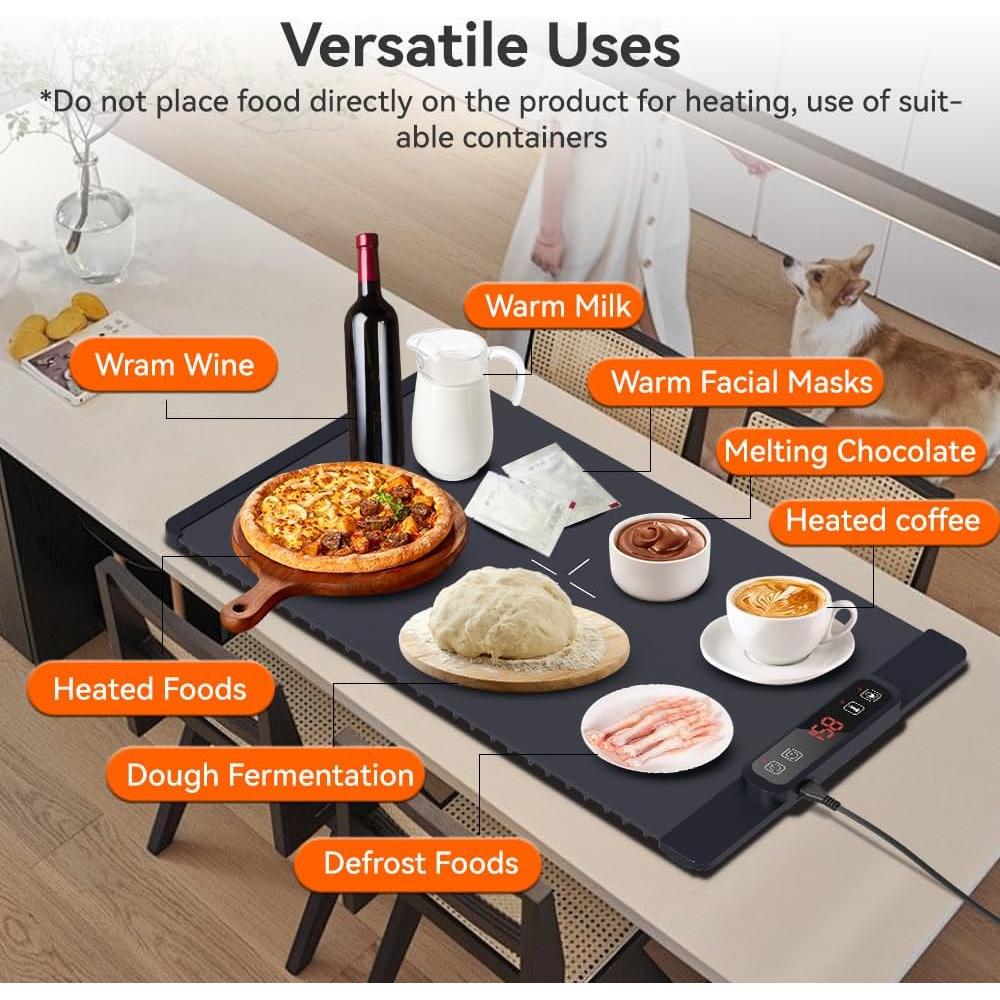 Alfombrilla Calentadora Eléctrica ZEXIYP 300W Plegable 5 Temperaturas