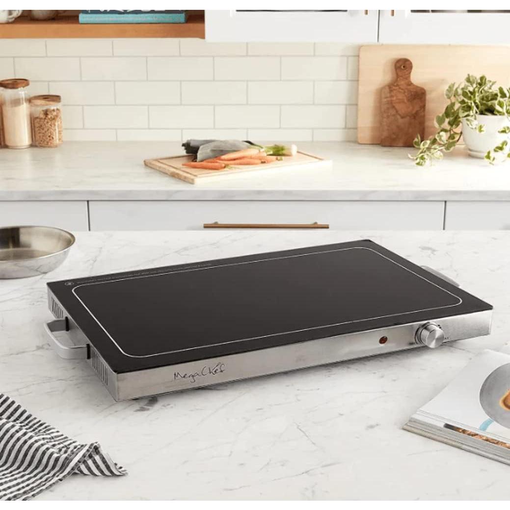 Bandeja Calentadora Eléctrica MegaChef 60.96 cm con Control de Temperatura