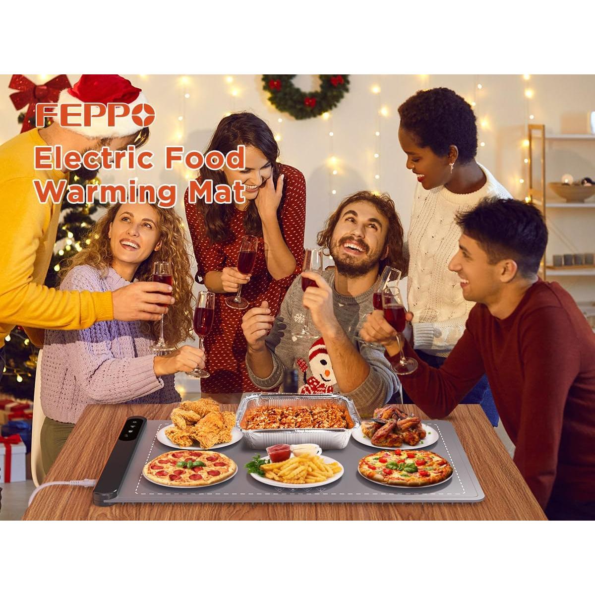 Alfombrilla Calentadora de Alimentos FEPPO 500W Ajustable 6 Niveles