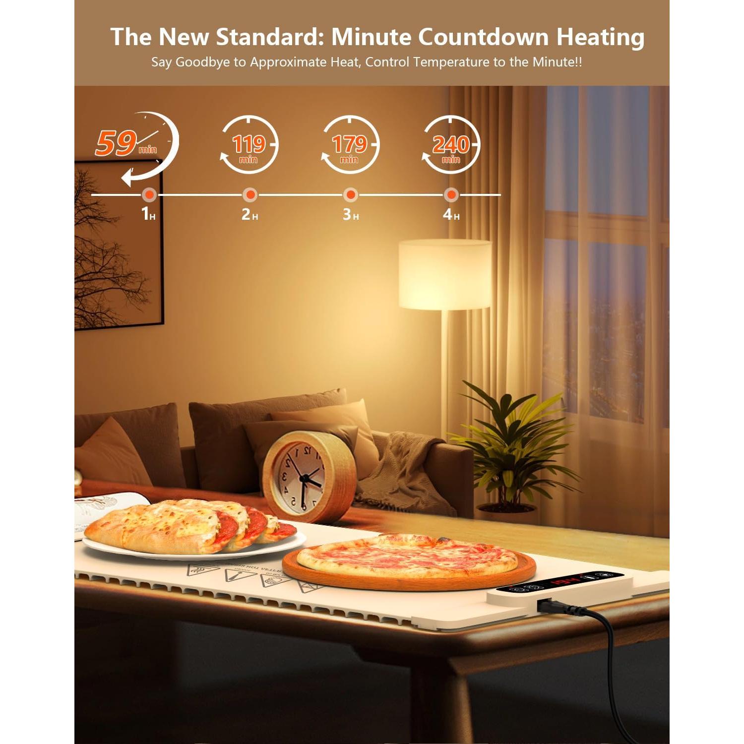 Bandeja Calentadora Eléctrica DRSPEE 40x60cm 5 Temperaturas