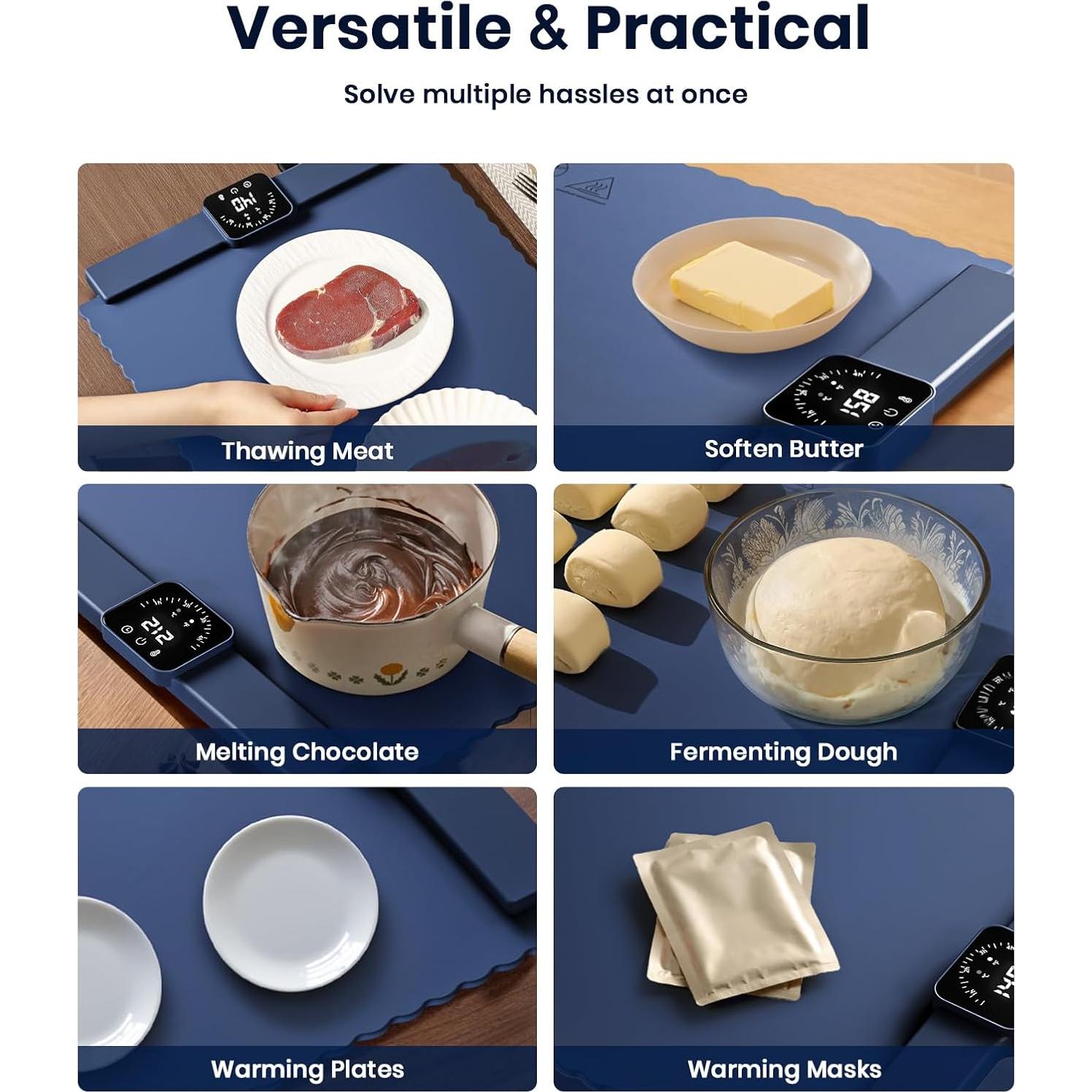 Alfombrilla Calentadora de Comida Relixcozy 5 Temperaturas 1.65 kg