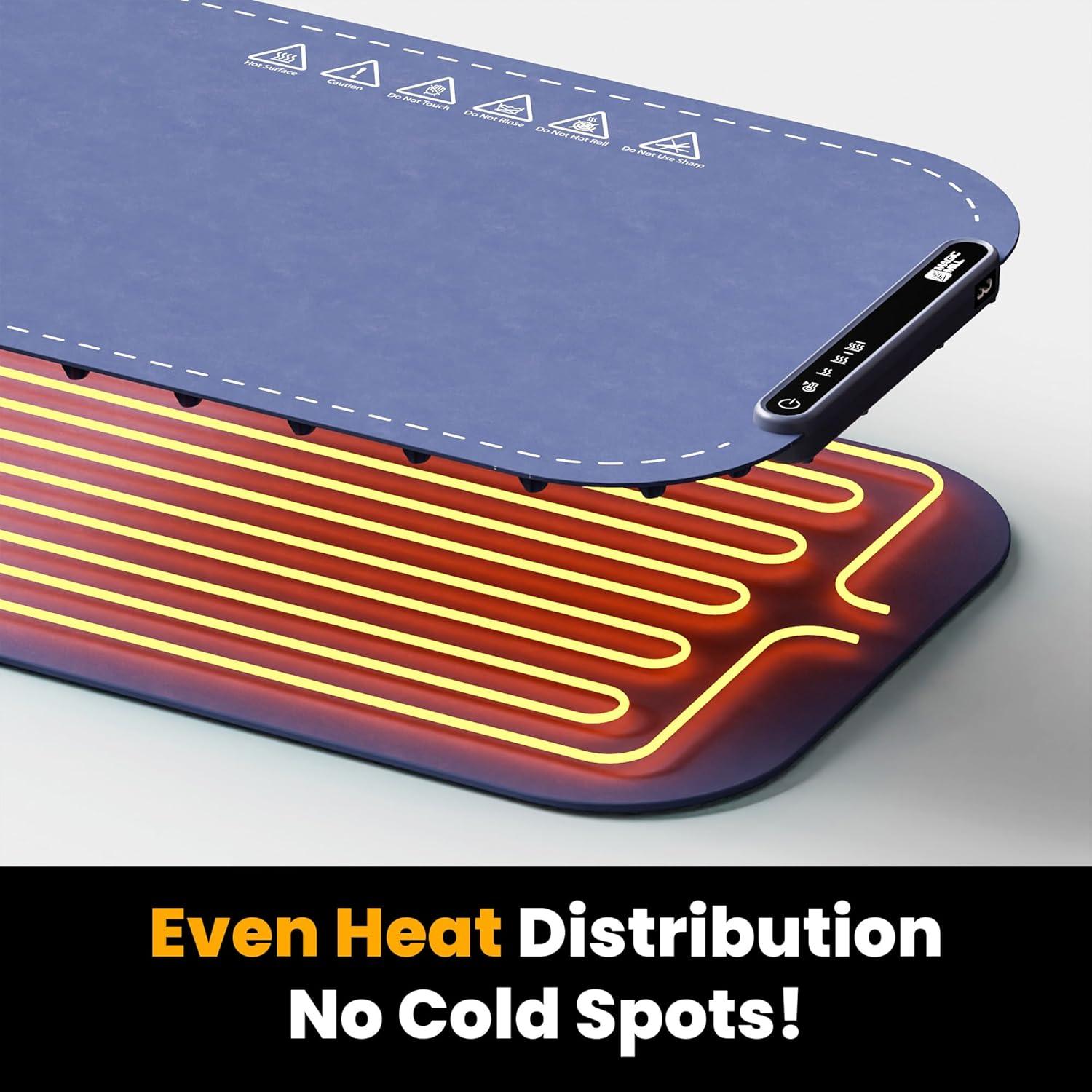 Alfombrilla Calentadora Eléctrica Magic Mill 61x41cm 3 Niveles