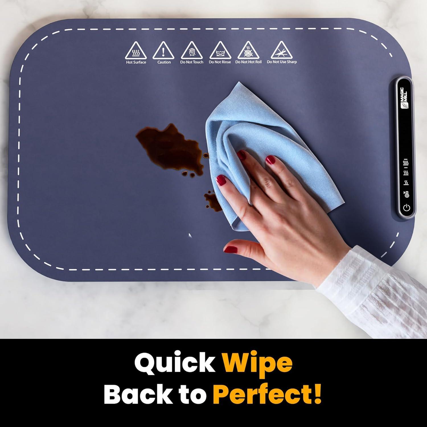 Alfombrilla Calentadora Eléctrica Magic Mill 61x41cm 3 Niveles