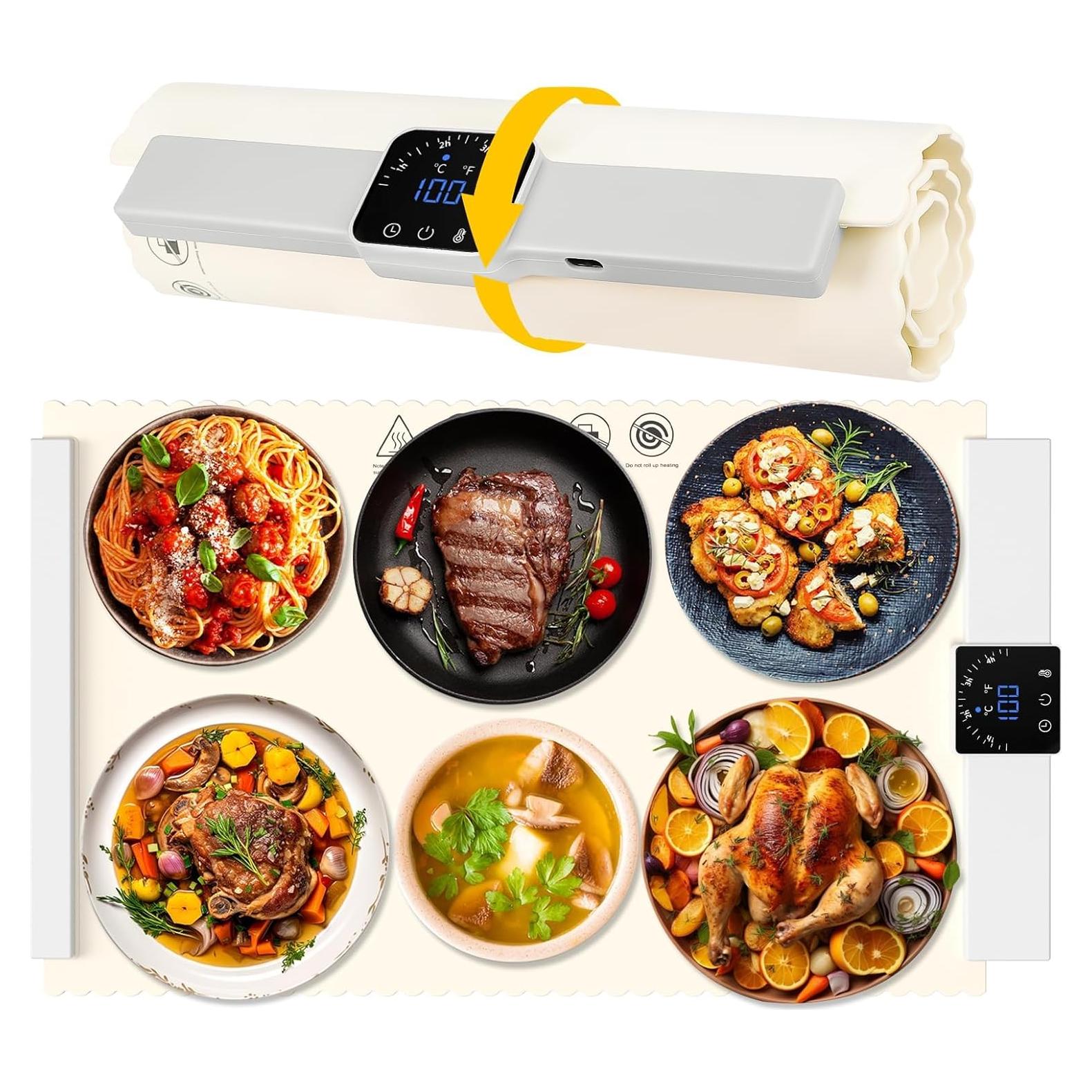 Alfombrilla Calentadora Eléctrica 25.5x13.5cm Silicona Premium