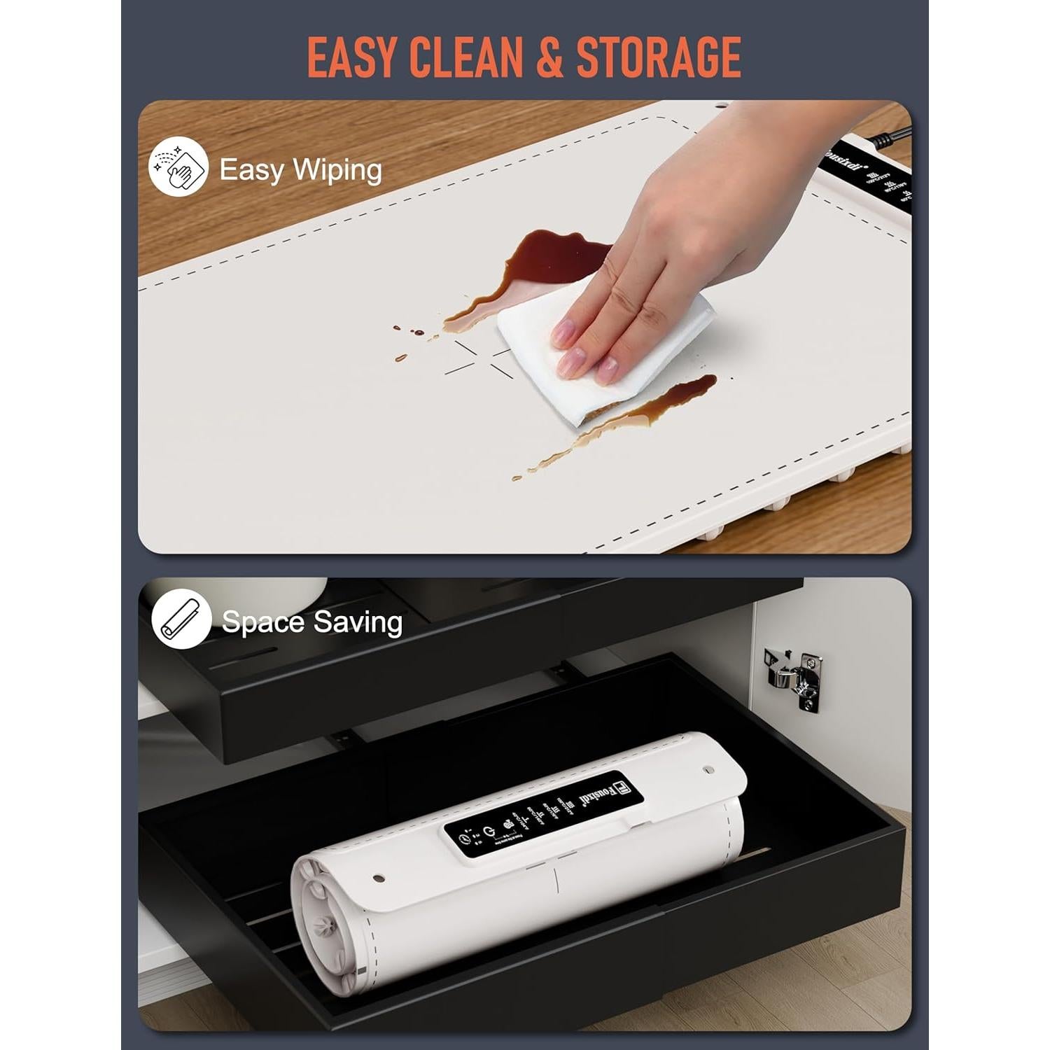 Alfombrilla Eléctrica Calentadora Fousixdi 1.9kg 4 Niveles