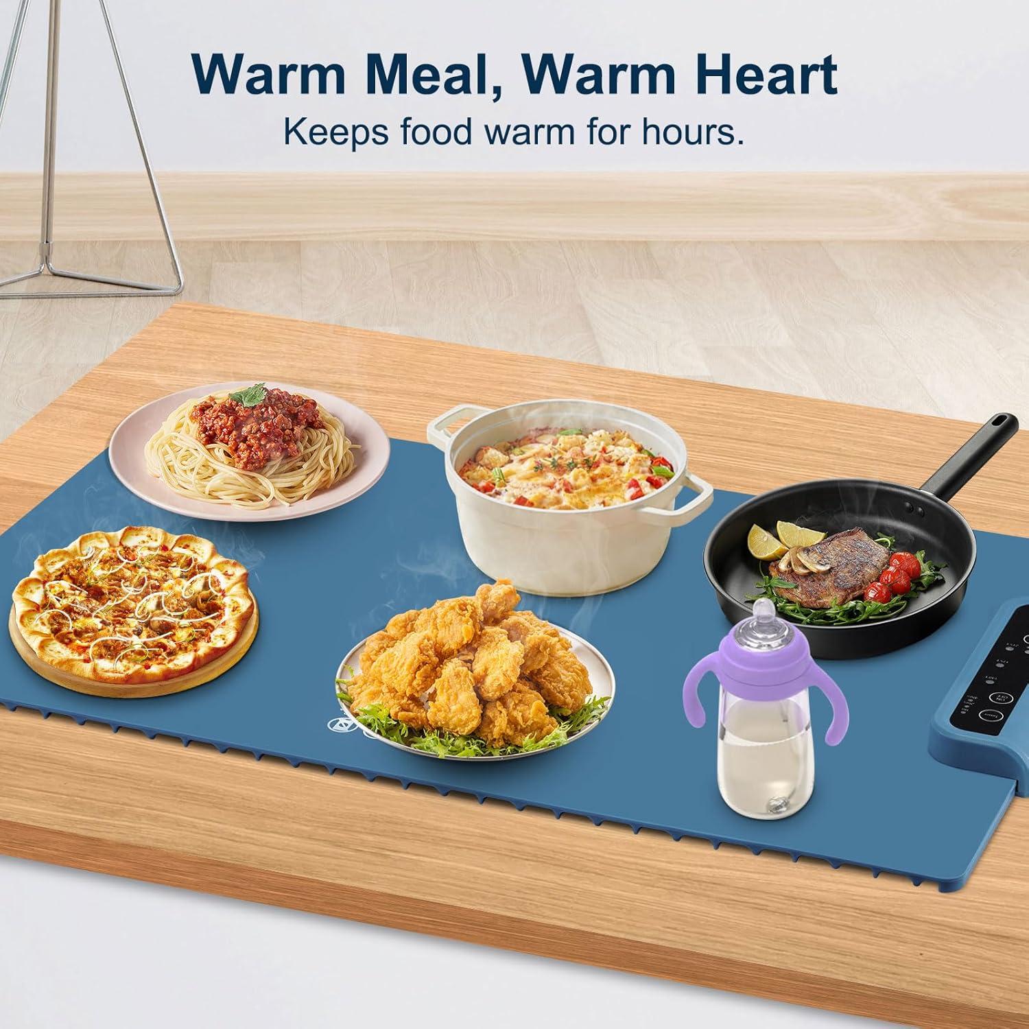 Alfombrilla Calentadora Eléctrica QUEENLINK Azul 60-100°C