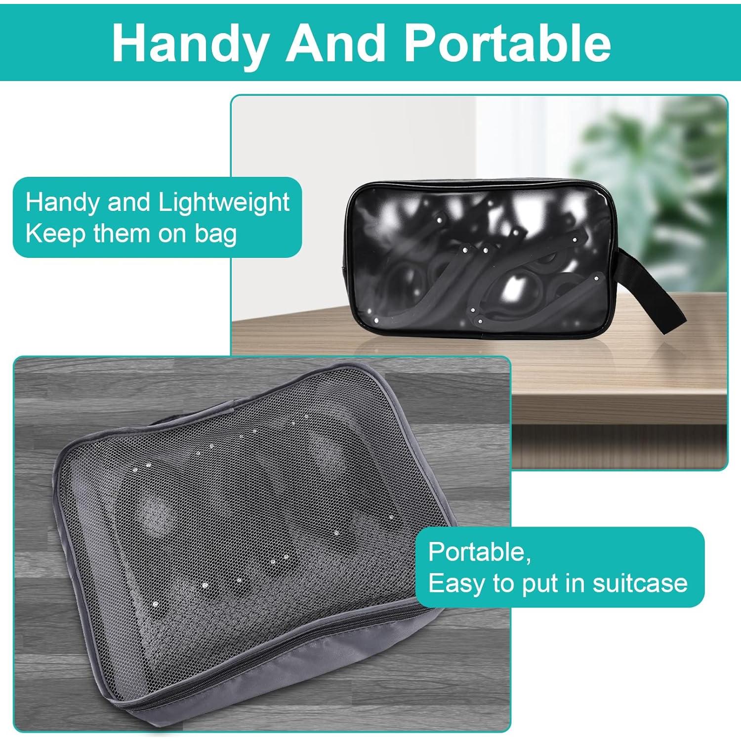 24PCS Travel Hangers, Portable Foldable Clothes Hangers, Black, Non-Slip, Foldable Clothes Drying Rack for Travel and Home