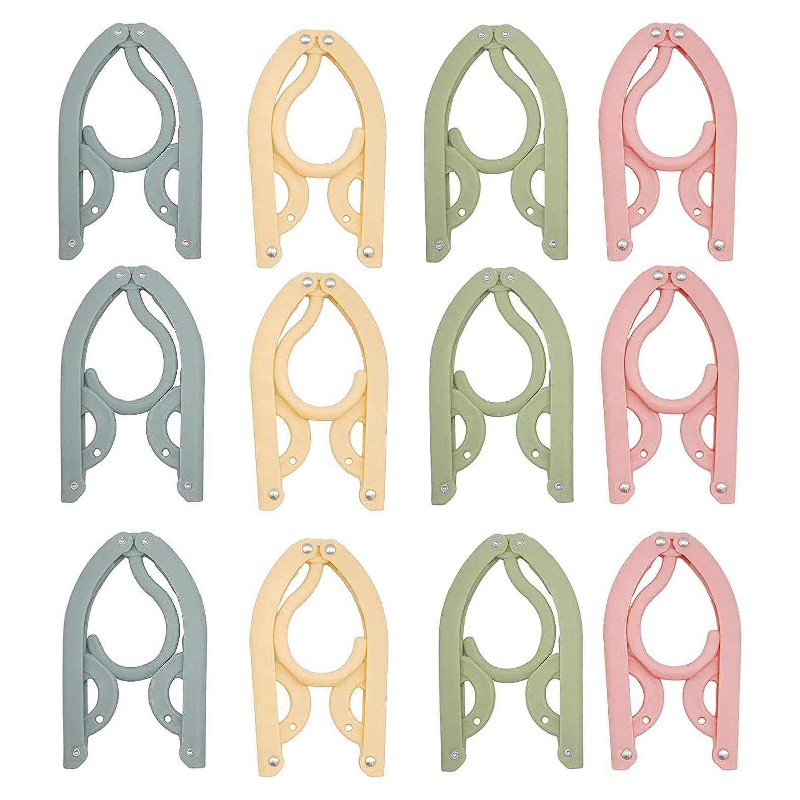 Perchas Plegables Antideslizantes RZJZGZ - Juego de 12 Unidades