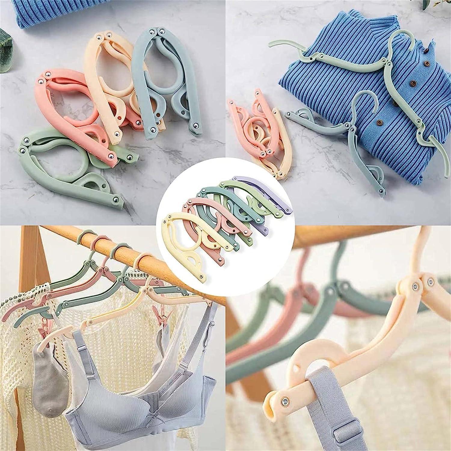 Perchas Plegables Antideslizantes RZJZGZ - Juego de 12 Unidades